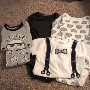 Boys Onesies and a pair of PJs
